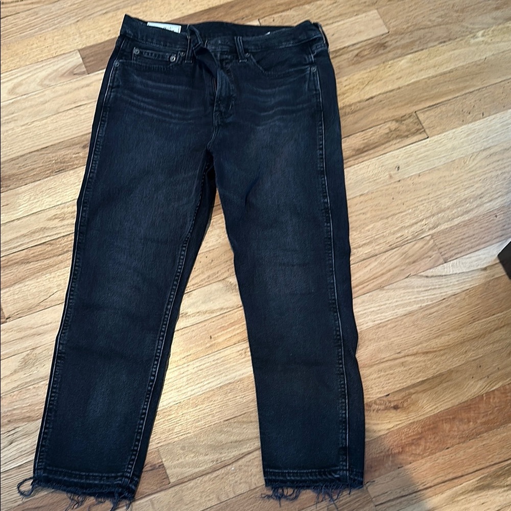 GAP Vintage Slim High Rise Women's Black Jeans 8S 29S